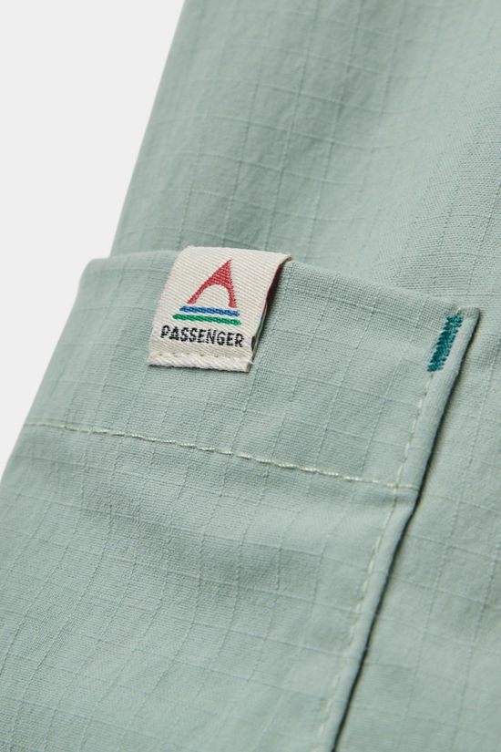 Passenger Womens Refuel Ripstop Dungarees Pistachio