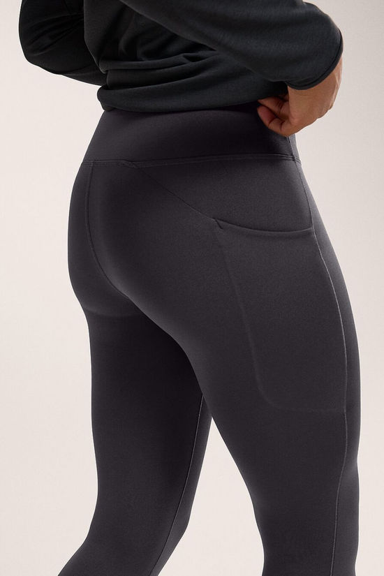 Arc'teryx Essent Warm High-Rise Legging 26" Baselayer Bottoms Black