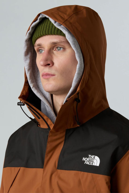 The North Face Mens Antora Jacket Burnt Umber/Tnf Black