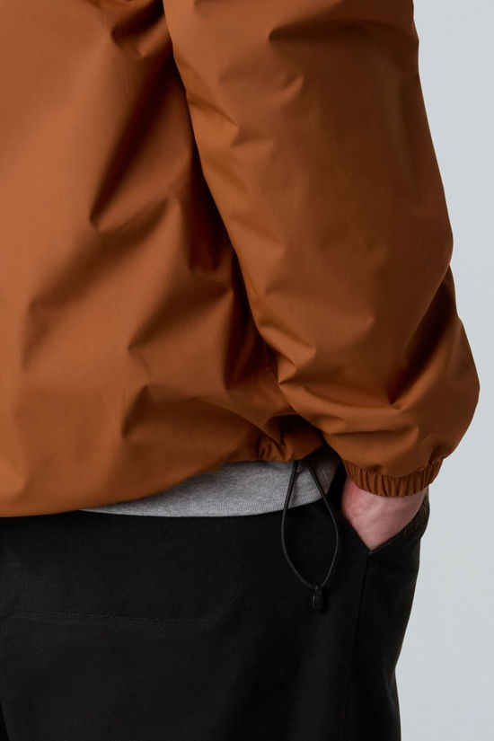 The North Face Mens Antora Jacket Burnt Umber/Tnf Black