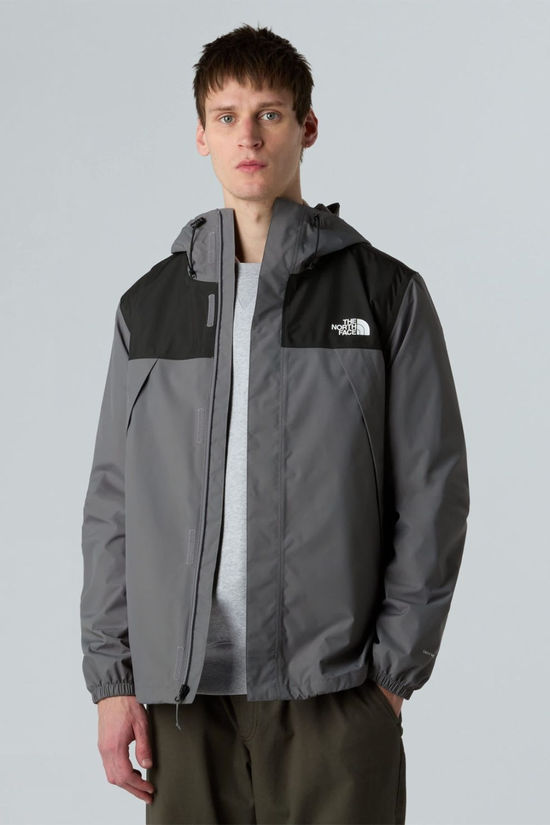 The North Face Mens Antora Jacket Smoked Pearl/Tnf Black/