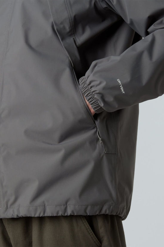 The North Face Mens Antora Jacket Smoked Pearl/Tnf Black/