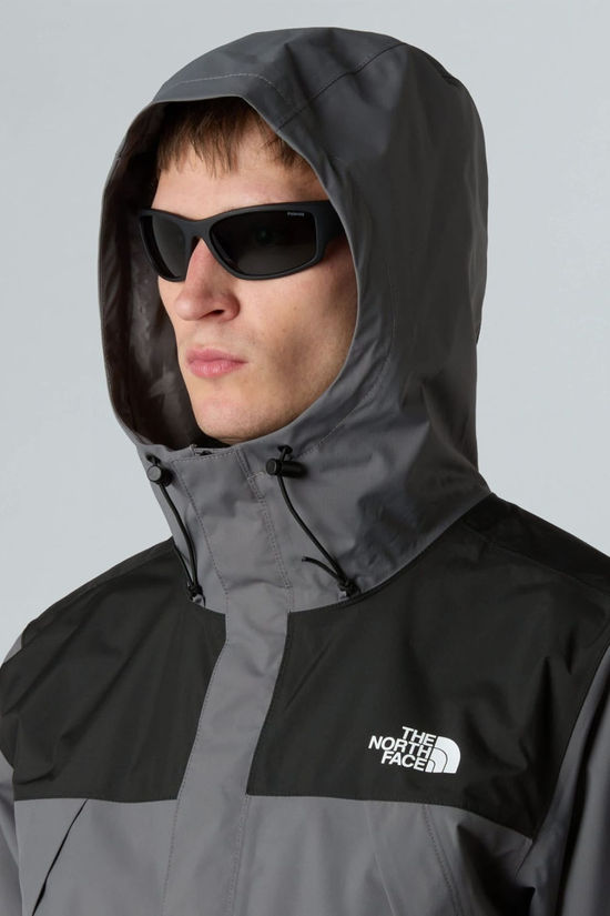 The North Face Mens Antora Jacket Smoked Pearl/Tnf Black/