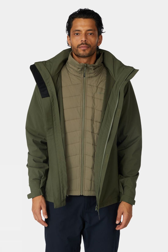 Ayacucho Mens Yosemite 3-In-1 Jacket Dark Moss/Kalamata
