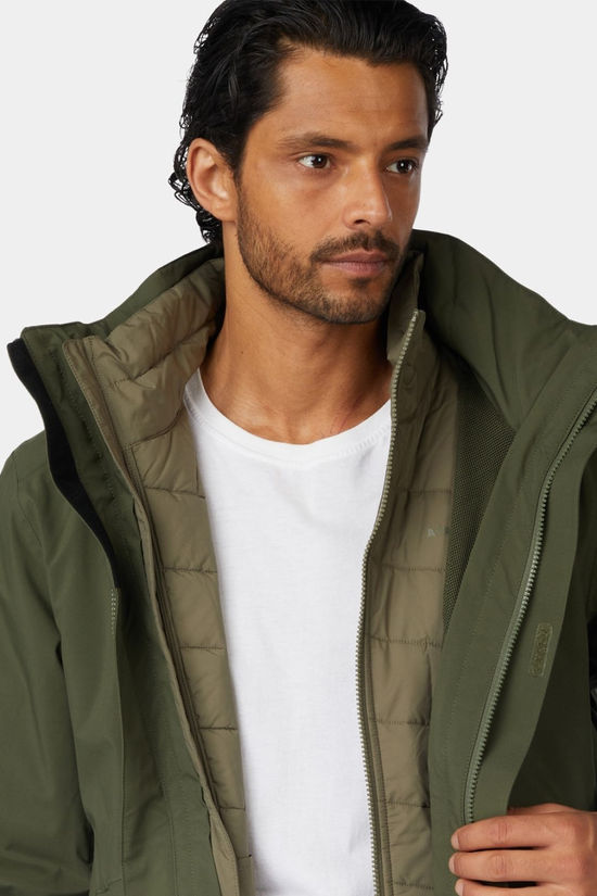 Ayacucho Mens Yosemite 3-In-1 Jacket Dark Moss/Kalamata
