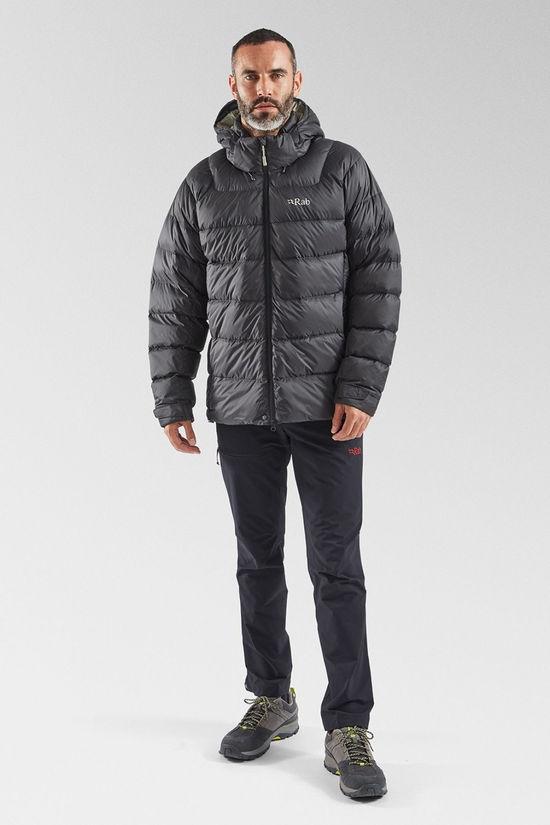 Rab Mens Ascent Jacket Graphene/Pebble