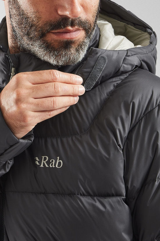Rab Mens Ascent Jacket Graphene/Pebble