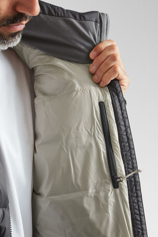 Rab Mens Ascent Jacket Graphene/Pebble