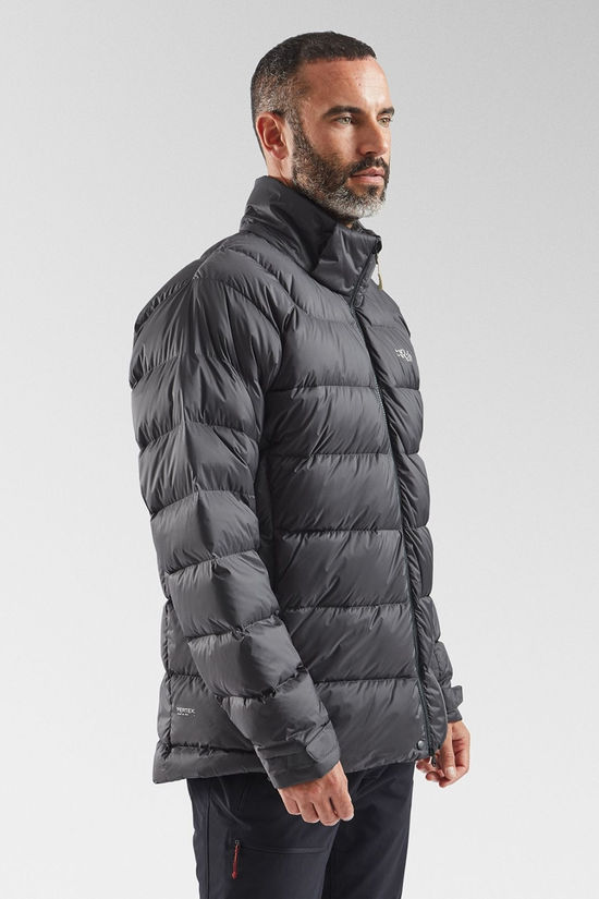 Rab Mens Ascent Jacket Graphene/Pebble