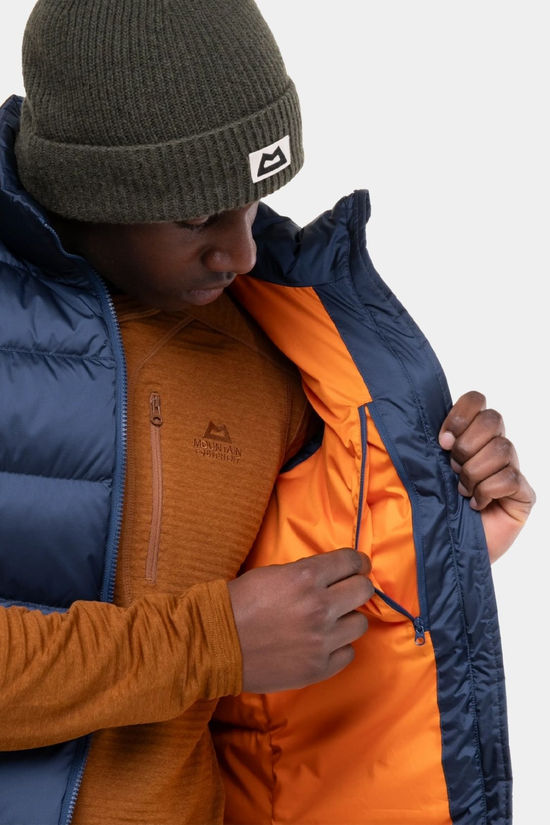Mountain Equipment Mens Lightline Vest  Navy