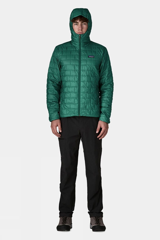 Patagonia Mens Nano Puff Hoodie Jacket Gem Green