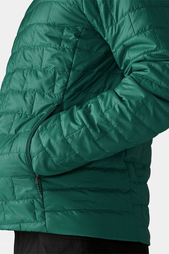 Patagonia Mens Nano Puff Hoodie Jacket Gem Green