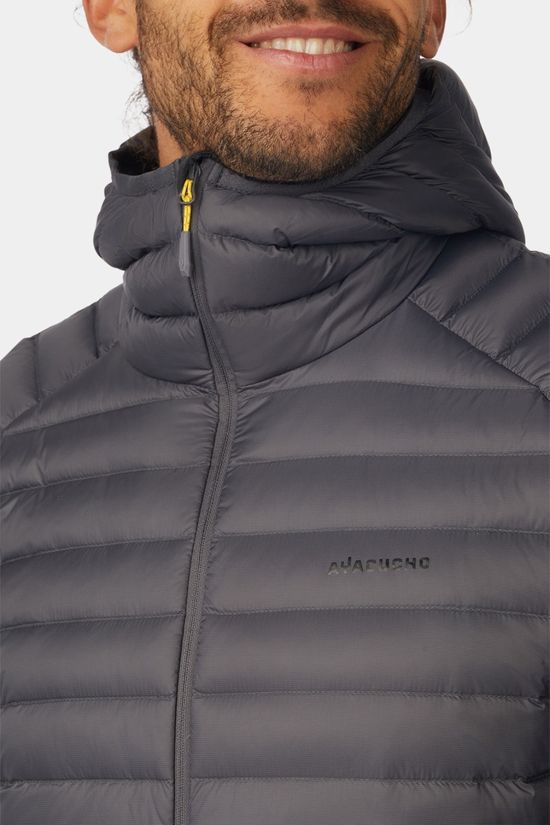 Ayacucho Mens Mountain Lightweight Down Jacket Asphalt