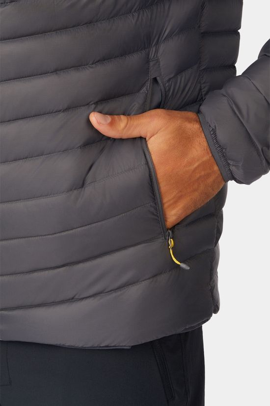 Ayacucho Mens Mountain Lightweight Down Jacket Asphalt