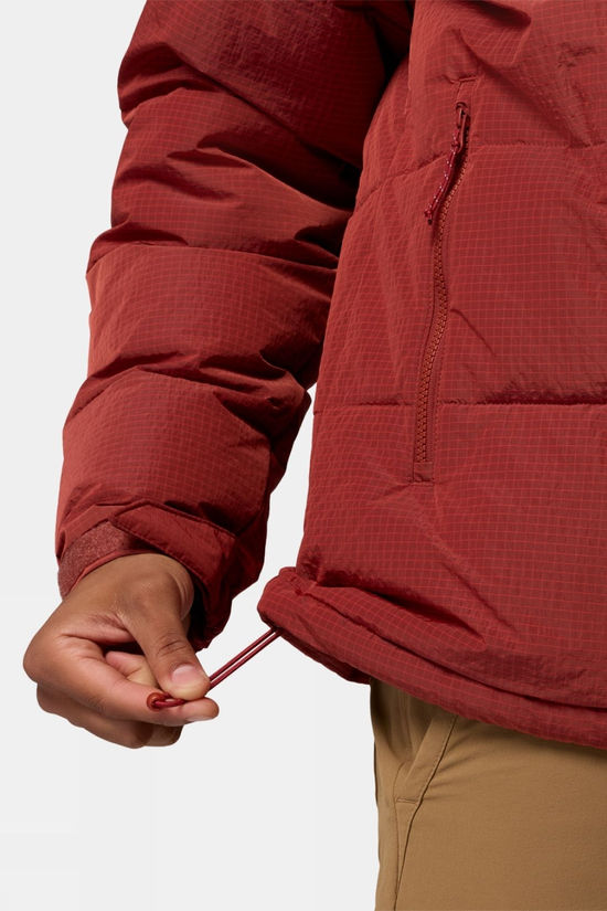 Columbia Mens Pike Lake Novelty Puffer Jacket Red Oxide
