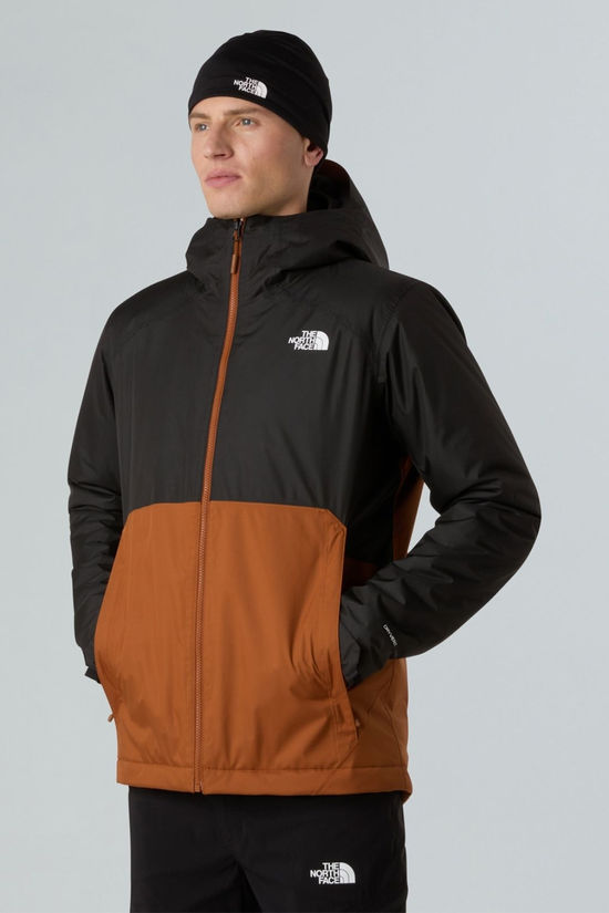 The North Face Mens Millerton Insulated Jacket Burnt Umber/Tnf Black