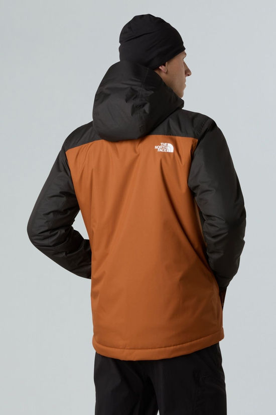 The North Face Mens Millerton Insulated Jacket Burnt Umber/Tnf Black