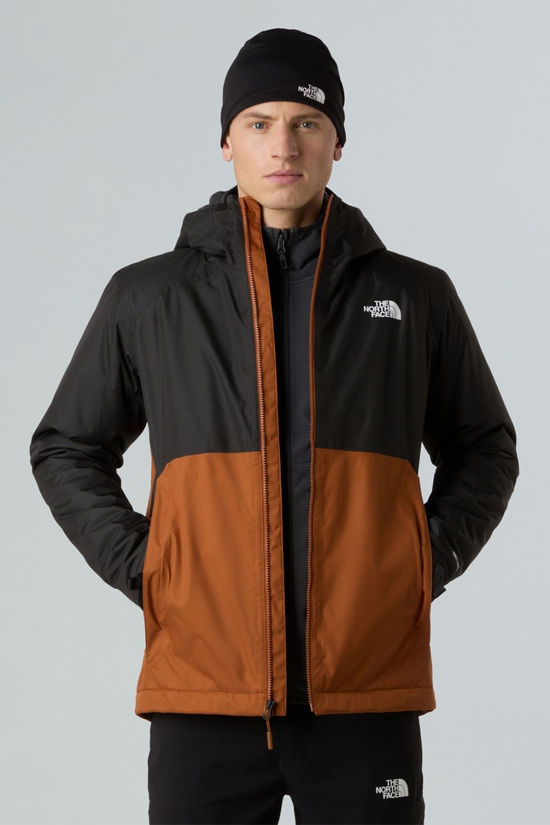 The North Face Mens Millerton Insulated Jacket Burnt Umber/Tnf Black
