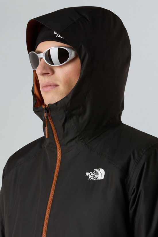 The North Face Mens Millerton Insulated Jacket Burnt Umber/Tnf Black