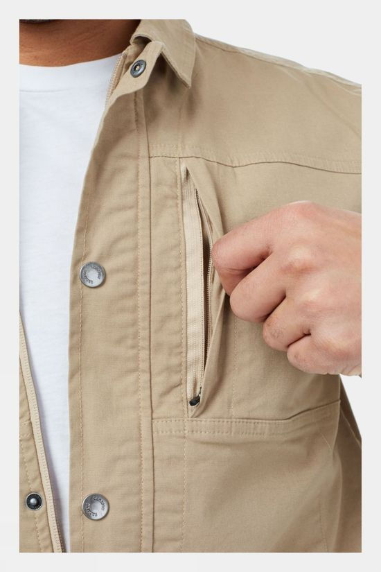 Tentree Mens Canvas Jacket Khaki