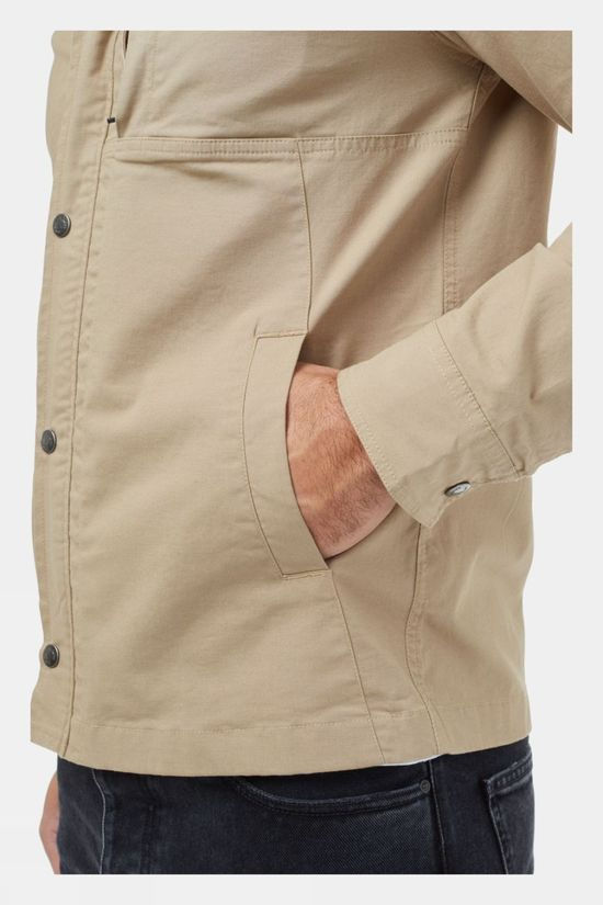 Tentree Mens Canvas Jacket Khaki