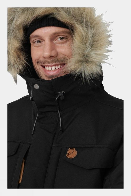 Fjallraven Mens Nuuk Parka Black