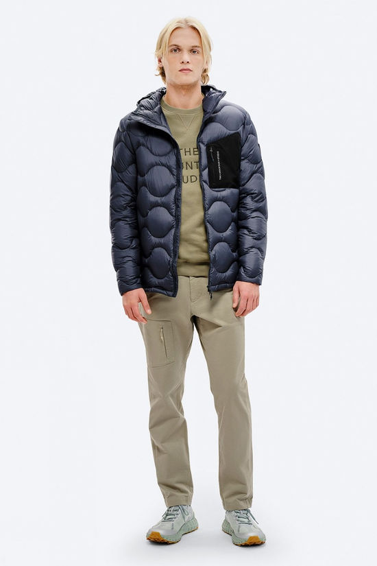The Mountain Studio Mens D-7 Ultralight Hood Jacket Eclipse