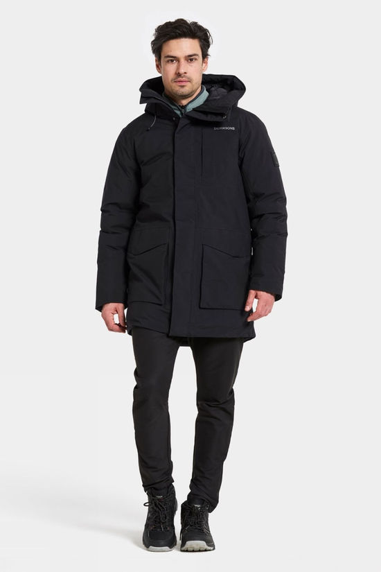 Didriksons Mens Akilles USX 2 Parka  Black