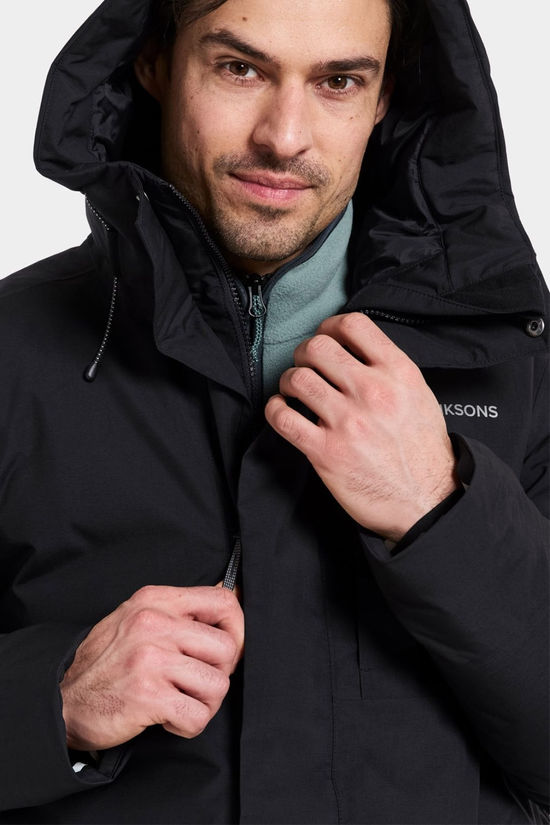 Didriksons Mens Akilles USX 2 Parka  Black