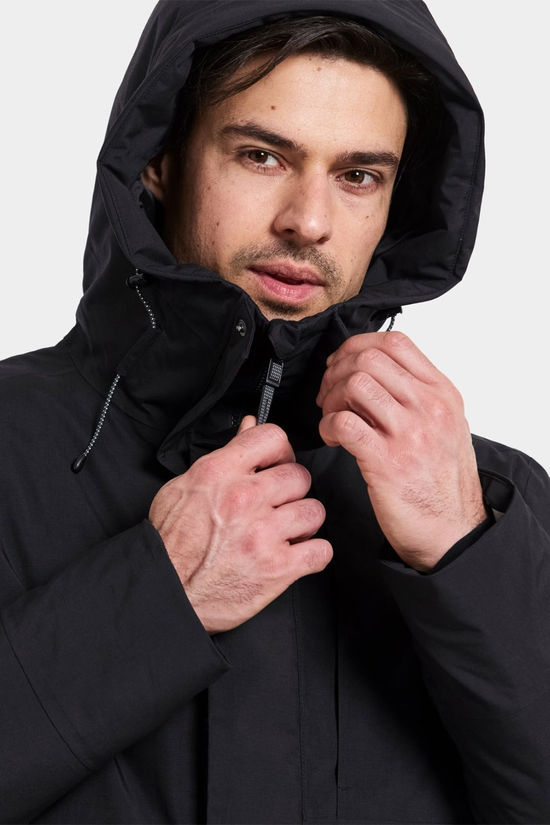 Didriksons Mens Akilles USX 2 Parka  Black