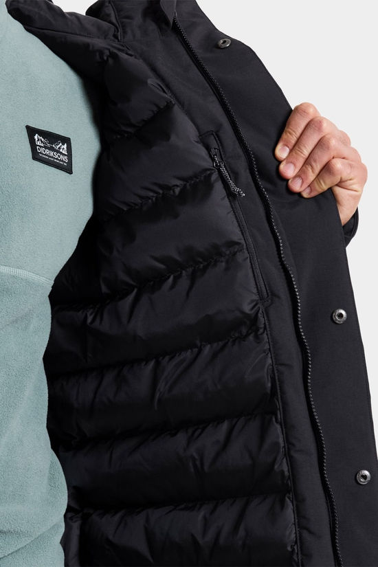Didriksons Mens Akilles USX 2 Parka  Black