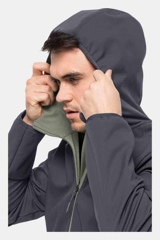 Jack Wolfskin Mens Bornberg Hoody Jacket   Ebony