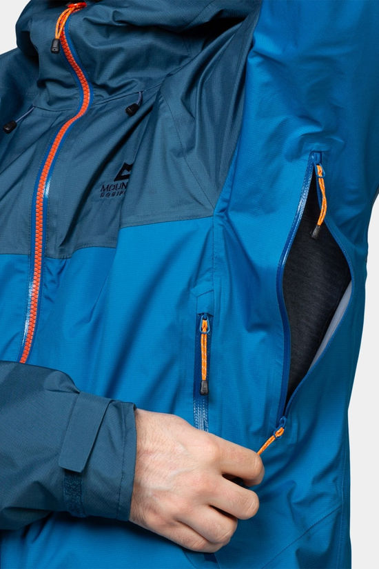 Mountain Equipment Mens Odyssey Jacket  Mykonos Blue/Majolica Blue