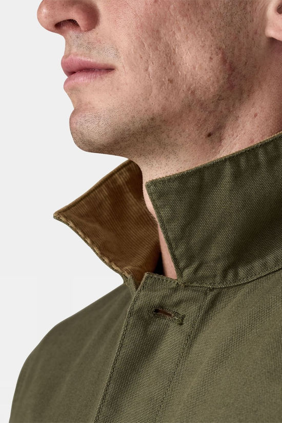 Patagonia Mens Point Reyes Canvas Jacket Basin Green