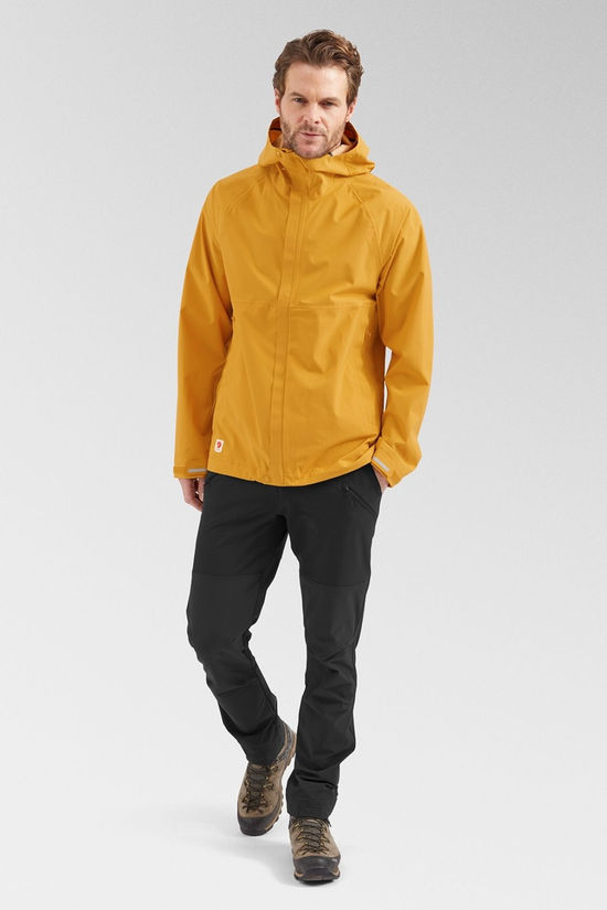 Fjallraven Mens HC Hydratic Trail Jacket Mustard Yellow
