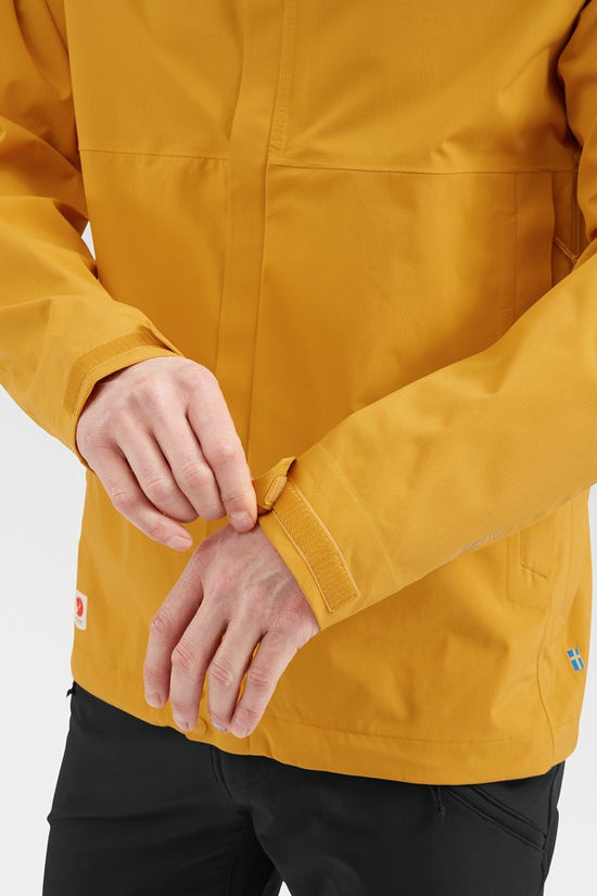 Fjallraven Mens HC Hydratic Trail Jacket Mustard Yellow