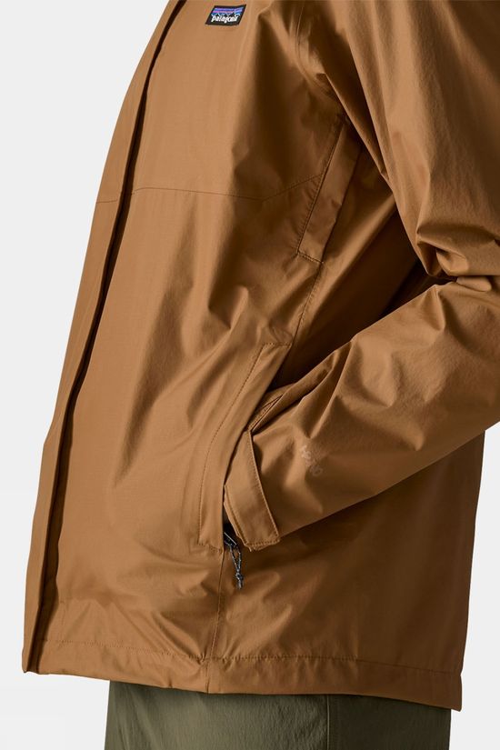 Patagonia Mens Torrentshell 3L Rain Jacket Deer Brown