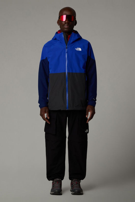 The North Face Mens Lightning Zip-In Jacket Asphalt Grey/Tnf Blue/E