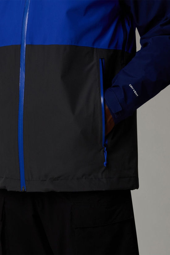 The North Face Mens Lightning Zip-In Jacket Asphalt Grey/Tnf Blue/E