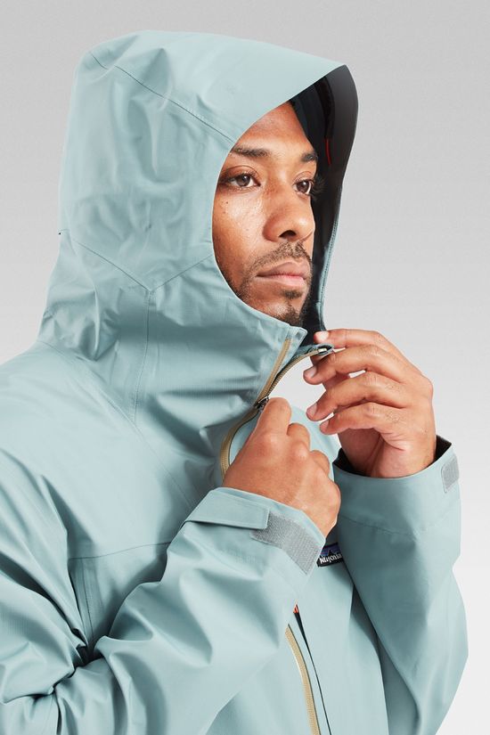 Patagonia Mens Boulder Fork Rain Jacket Blue Sage