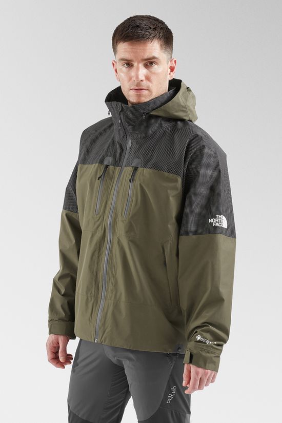The North Face Mens Hike Devils Thumb GTX Jacket  New Taupe Green/Tnf Black
