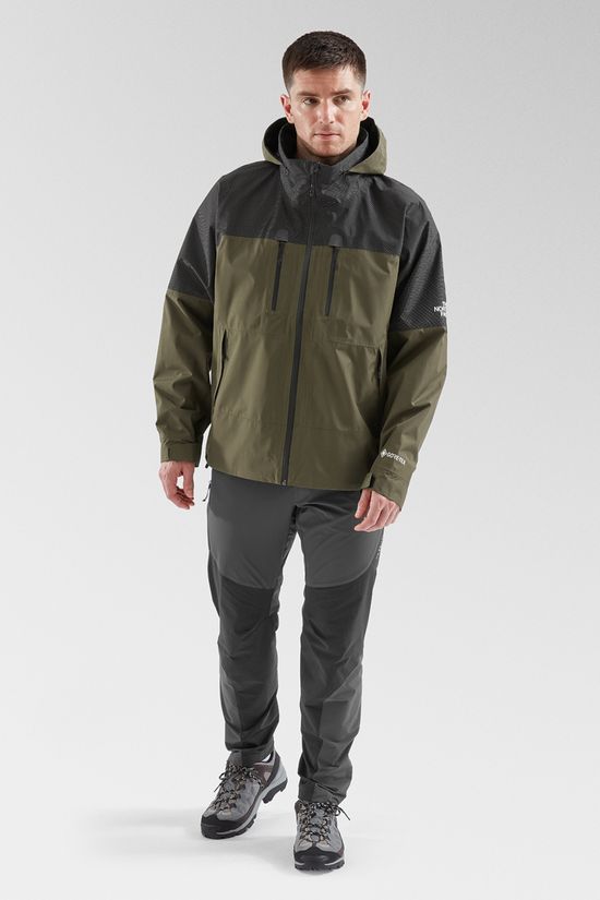The North Face Mens Hike Devils Thumb GTX Jacket  New Taupe Green/Tnf Black