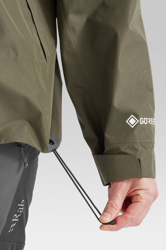 The North Face Mens Hike Devils Thumb GTX Jacket  New Taupe Green/Tnf Black