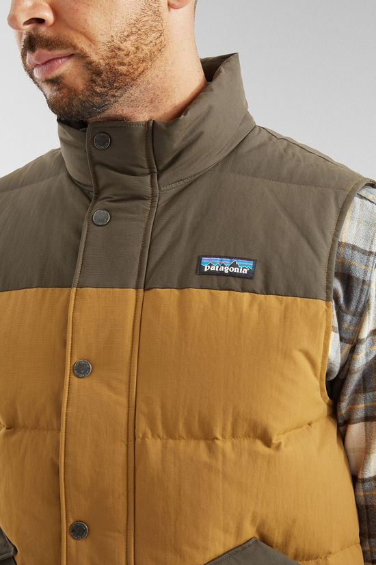 Patagonia Mens Downdrift Vest  Shelter Brown