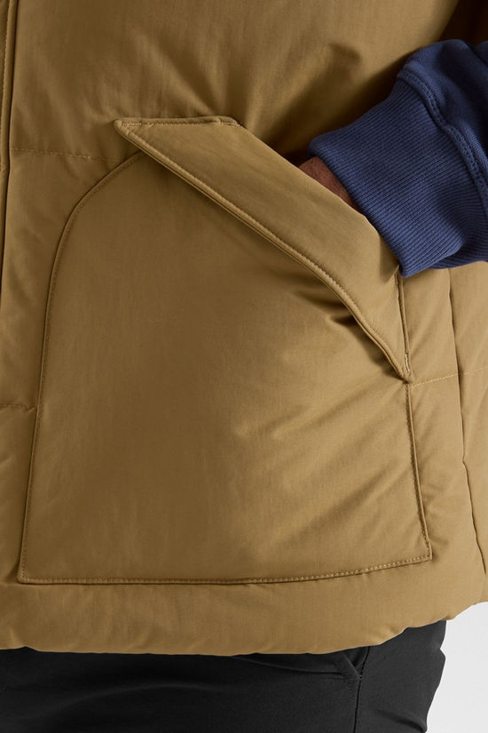 Patagonia Mens Downdrift Vest  Coriander Brown