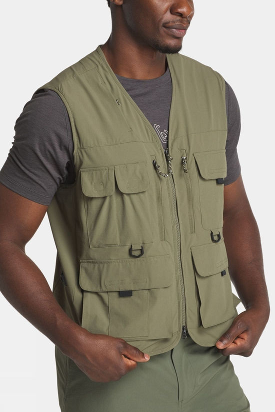 Ayacucho Mens Trailblazer Tactical Vest Kalamata