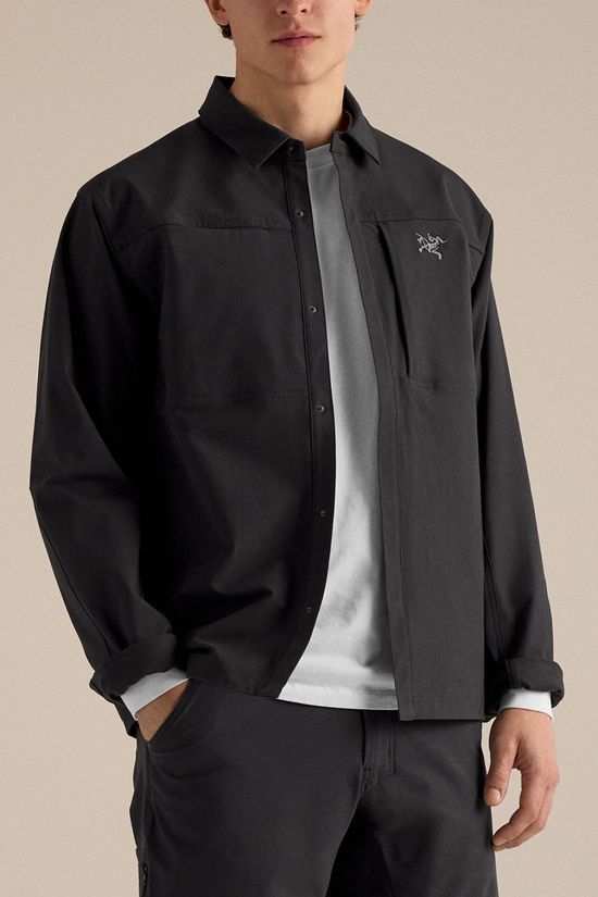 Arc'teryx Mens Cronin Cotton Overshirt Black