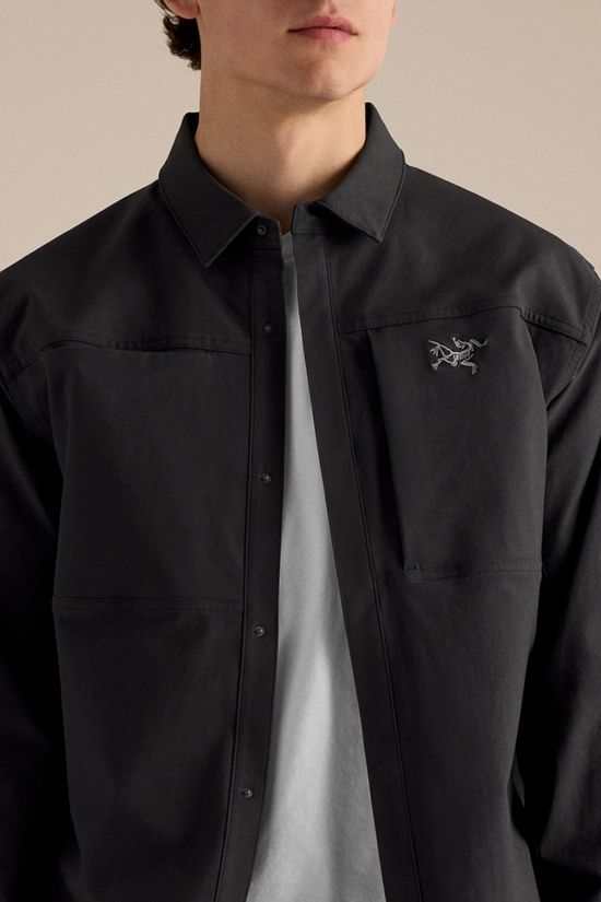 Arc'teryx Mens Cronin Cotton Overshirt Black