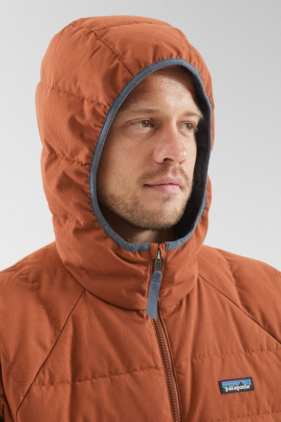 Patagonia Mens Cotton Down Jacket Burnished Red