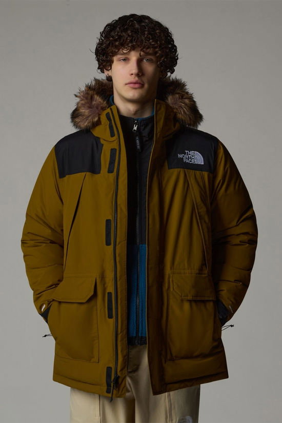 The North Face Mens Mcmurdo Parka Jacket Moss Green/Tnf Black